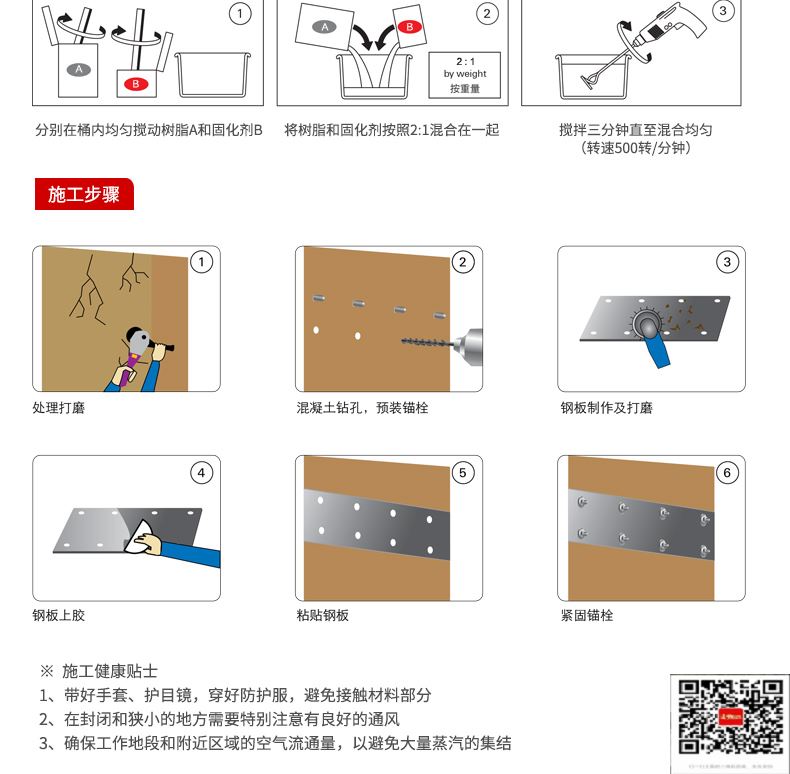 包钢广元粘钢加固施工过程